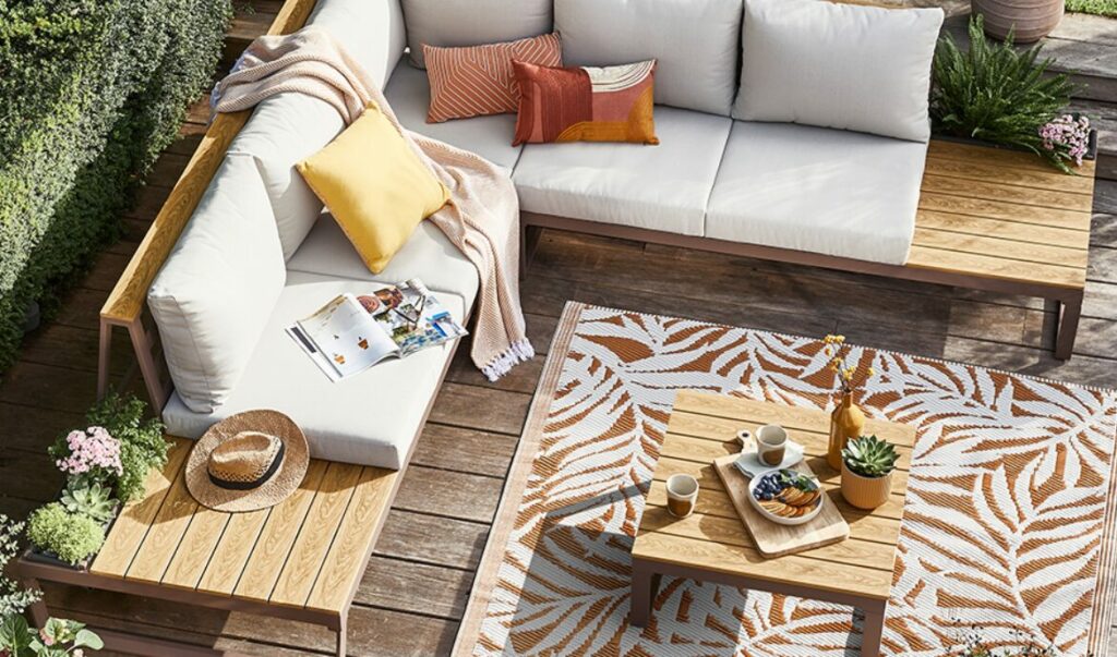 jardin cozy confortable