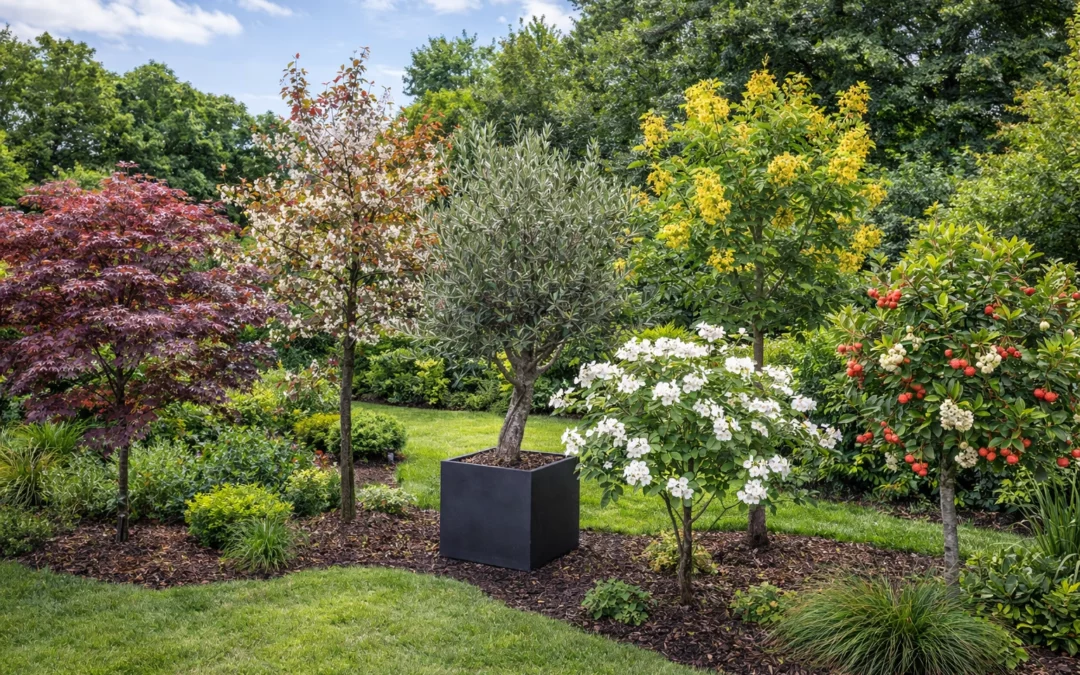 Petit arbre décoratif extérieur