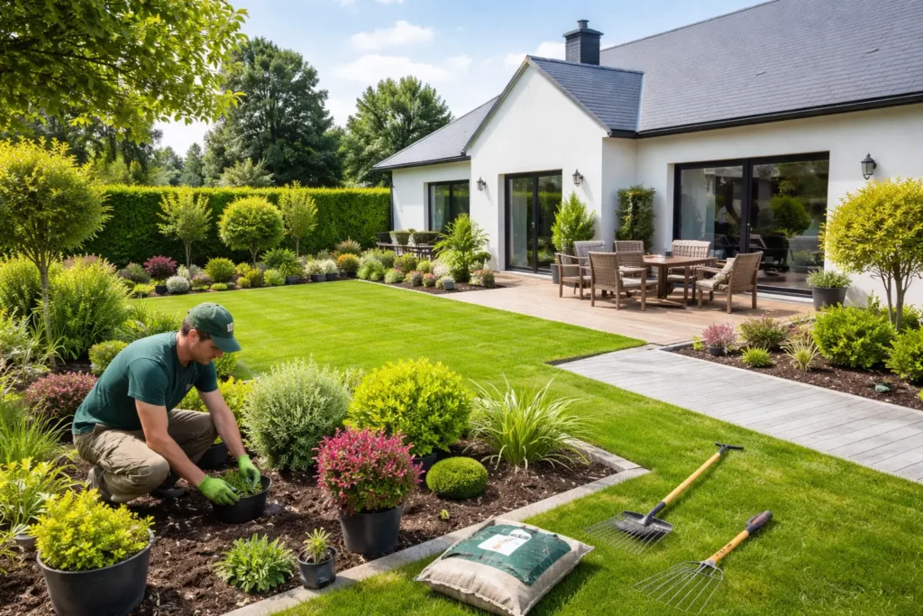 paysagiste à tomblaine qui aménage un jardin