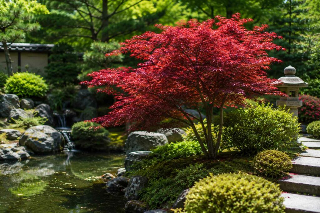 érable du japon rouge
